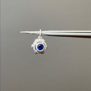 Freida Rothman Midnight Blue Charm Pendant Sterling Silver - NEW